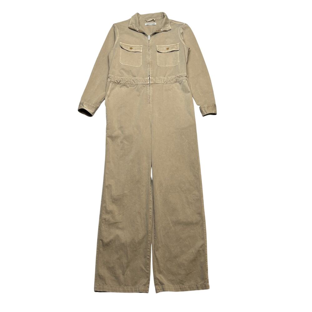 Outerknown Station Zip Up Jumpsuit Coveralls Womens 19x29.5x17 Utility - Picture 1 of 9